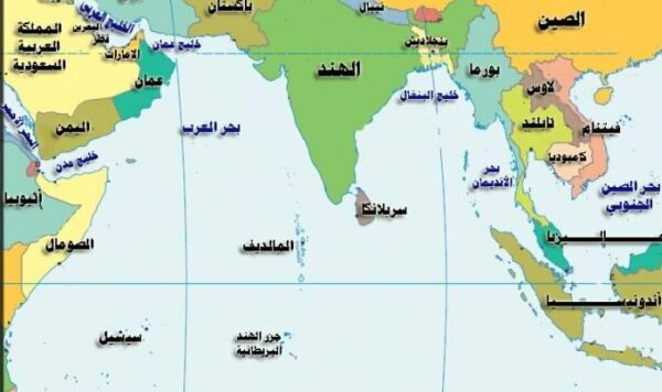 أين تقع جزر المالديف على الخريطة